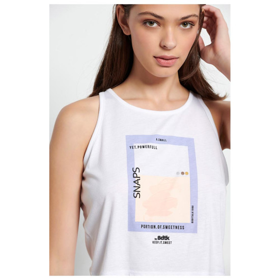 Bodytalk Γυναικεία αμάνικη μπλούζα Crop Top Bodytalk Γυναικεία αμάνικη μπλούζα Crop Top